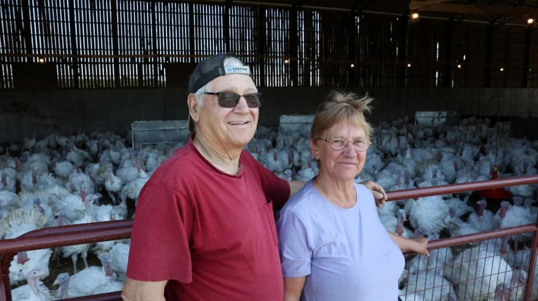 Denis Durand et Francine Dumais de la Ferme Aunick