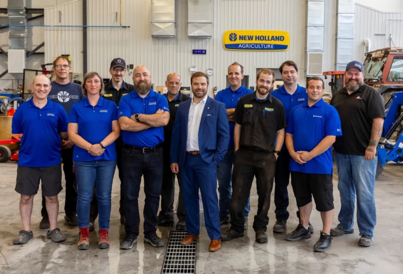 L'équipe du nouveau garage