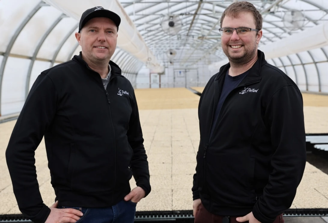 Martin Van Winden et son neveu, l’agronome Guillaume Cloutier