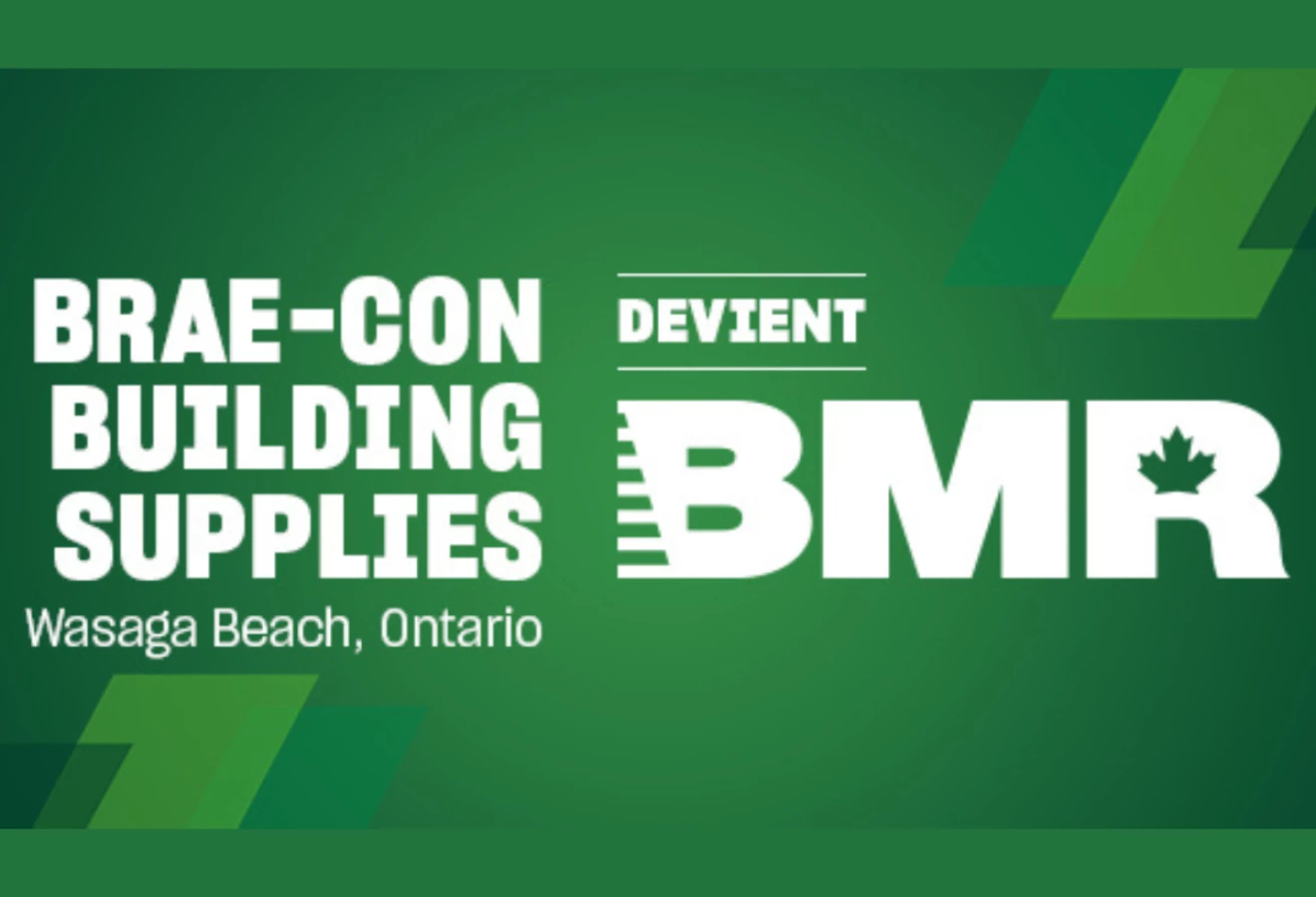 Groupe BMR est fier d’annoncer l’expansion de l’entreprise BMR Brae-Con Building Supplies avec l’acquisition d’un nouveau magasin à Wasaga Beach en Ontario.