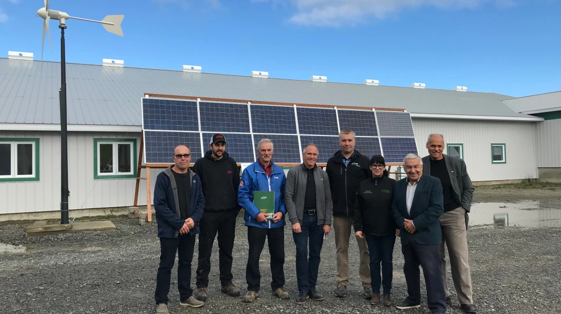 Inauguration de la bergerie propulsée aux énergies renouvelable