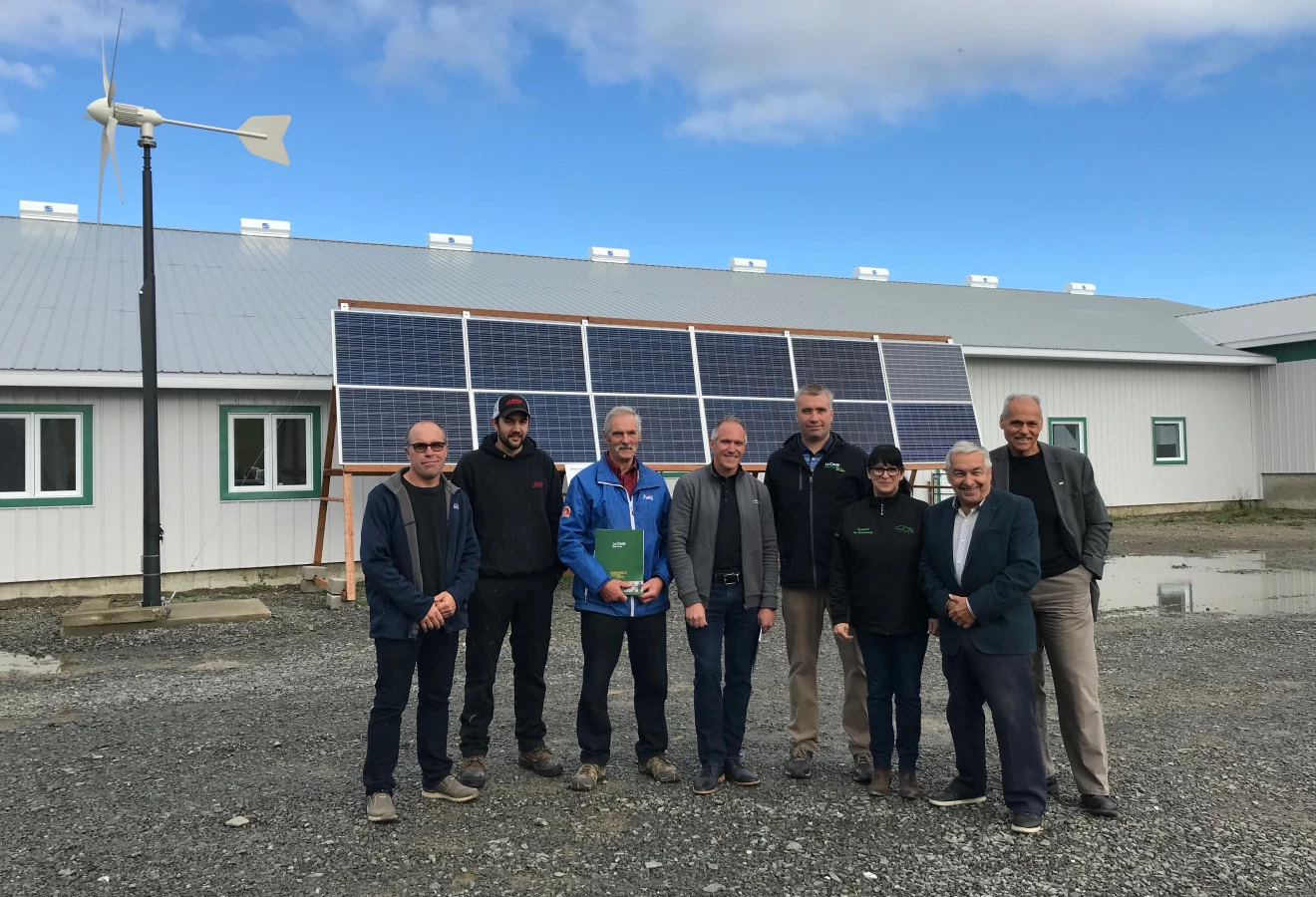 Inauguration de la bergerie propulsée aux énergies renouvelable