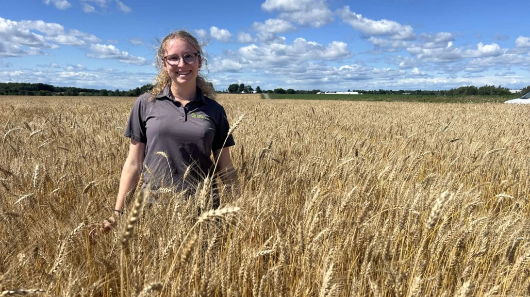 Kelly Drapeau, stagiaire chez Covris Coopérative