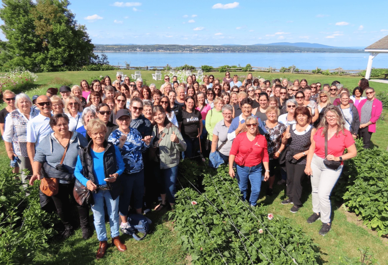 Groupe de participantes à la Journée Femmes et coopération d'Avantis Coopérative de 2025