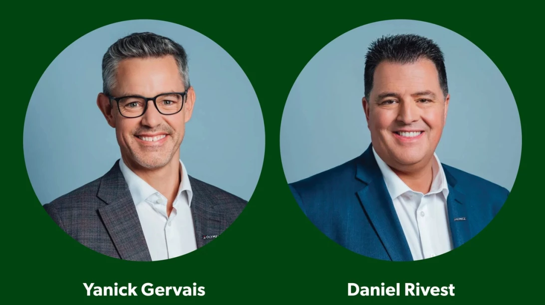 Deux pastilles montrant Yanick Gervais et Daniel Rivest