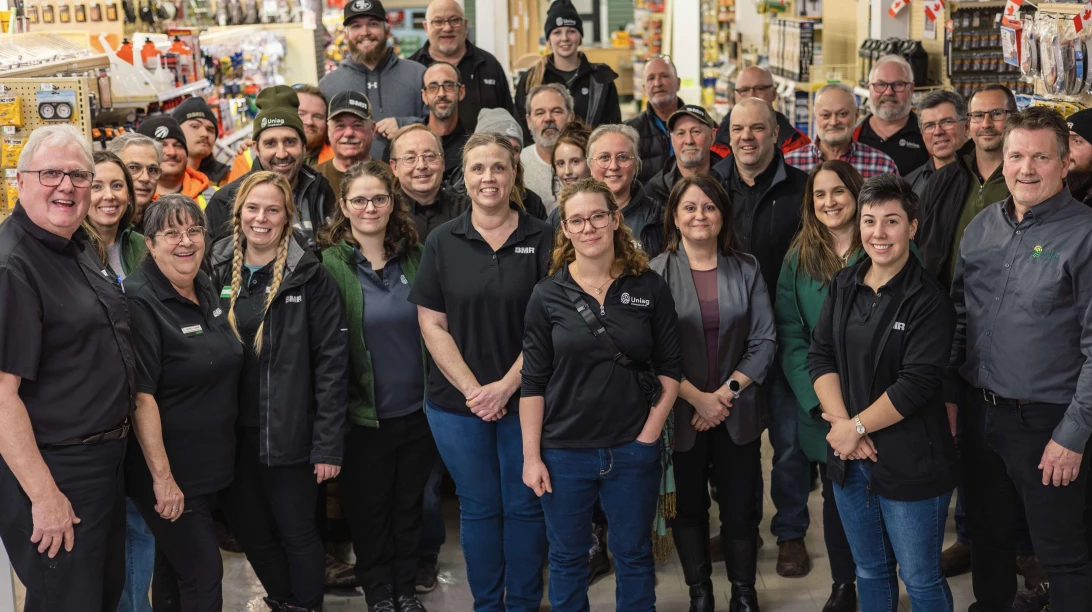 Équipe présente à l'inauguration du BMR Cornwall