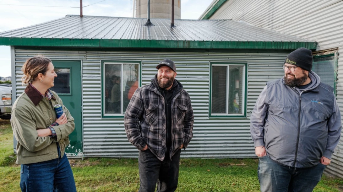 Maude, Michaël et Renaud, de la Ferme Ste-Victoire