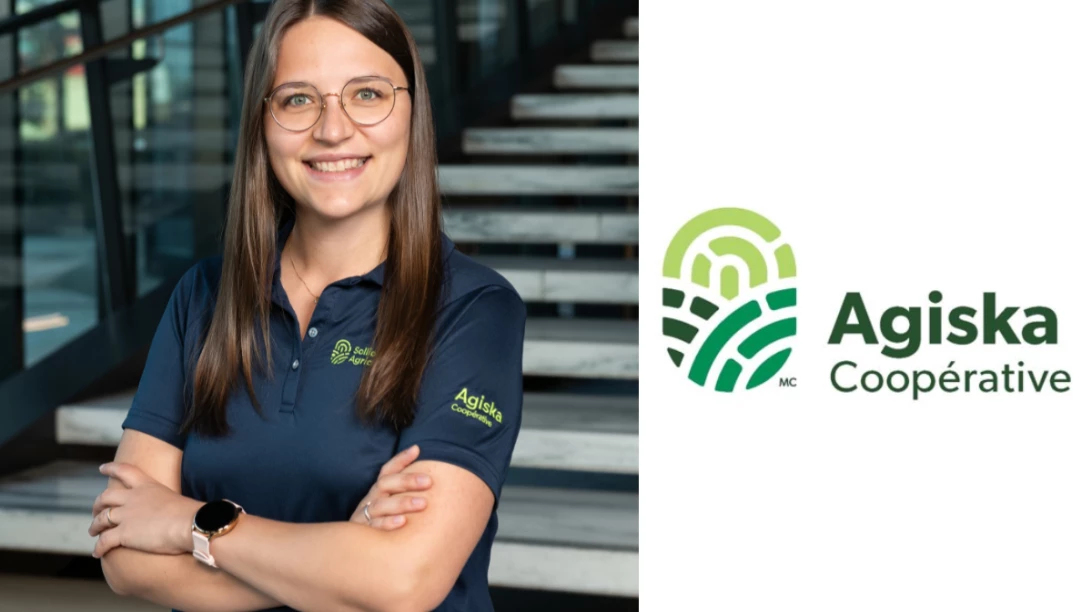 Alyson Daigneault, agronome de formation et experte-conseil chez Agiska Coopérative