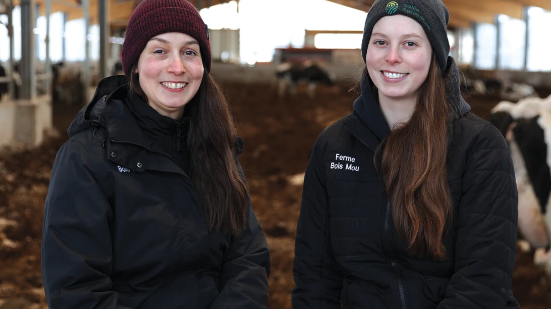 Patricia et Kathy de la Ferme Bois Mou