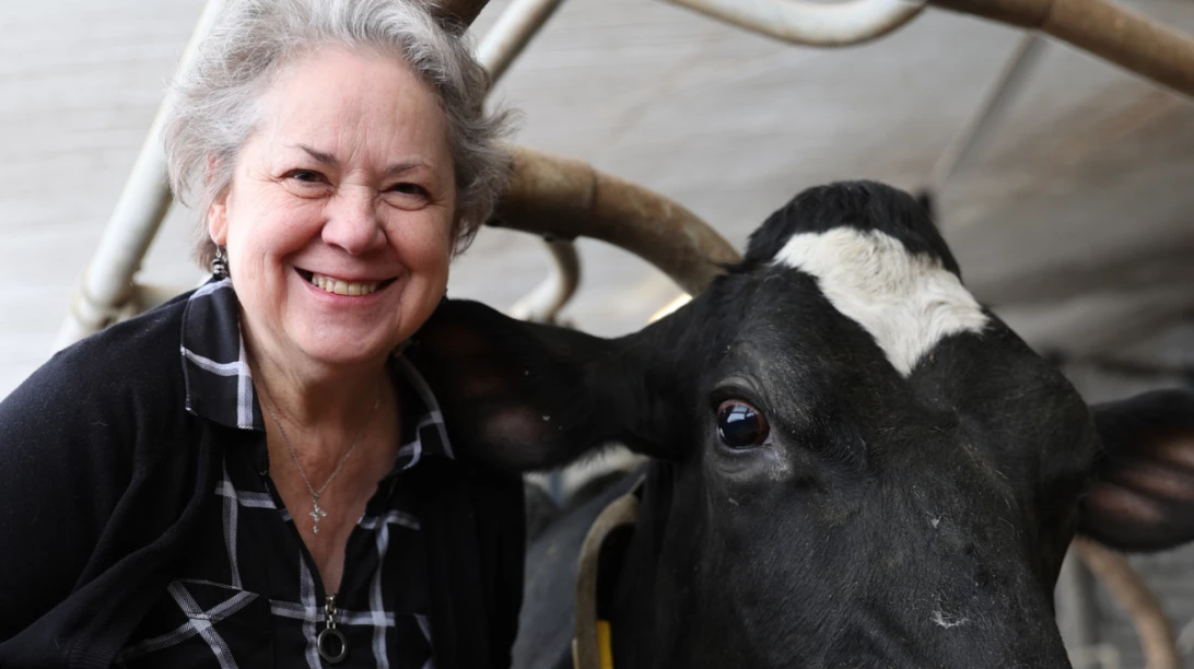 Céline Bélanger de la Ferme Rochalain
