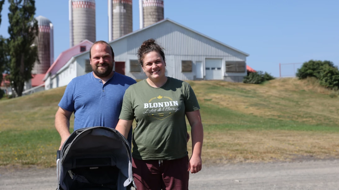 Tommy Chénard et Myriam Côté e la Ferme Jendro