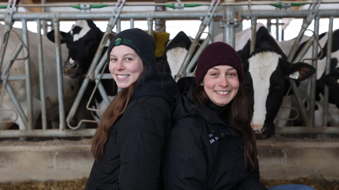 Patricia et Kathy de la Ferme Bois Mou