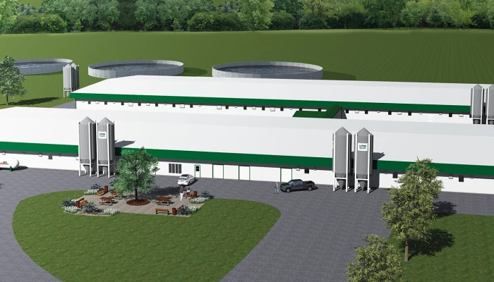 Image du design de la première maternité collective des Fermes boréales.