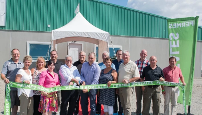 Inauguration officielle des Fermes boréales à Fugèreville, au Témiscamingue.