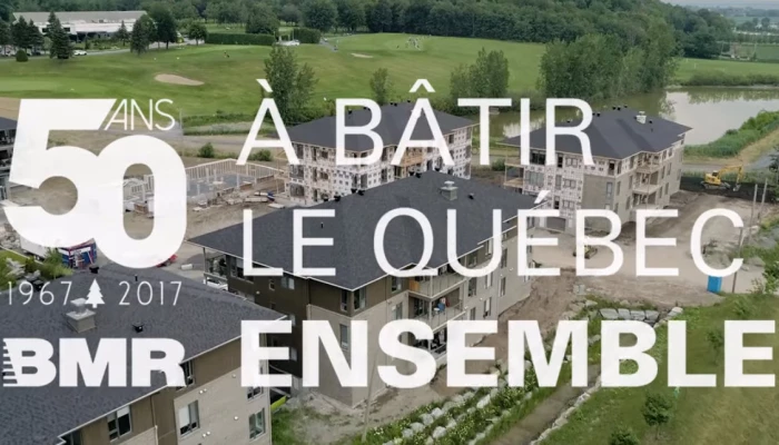 Maisons en construction.