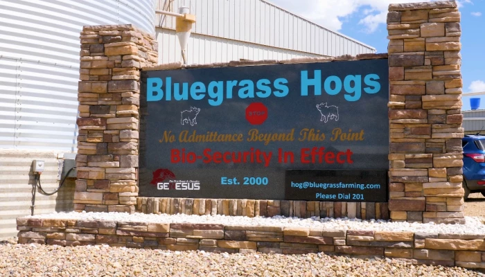 Extérieur de Bluegrass Hogs.