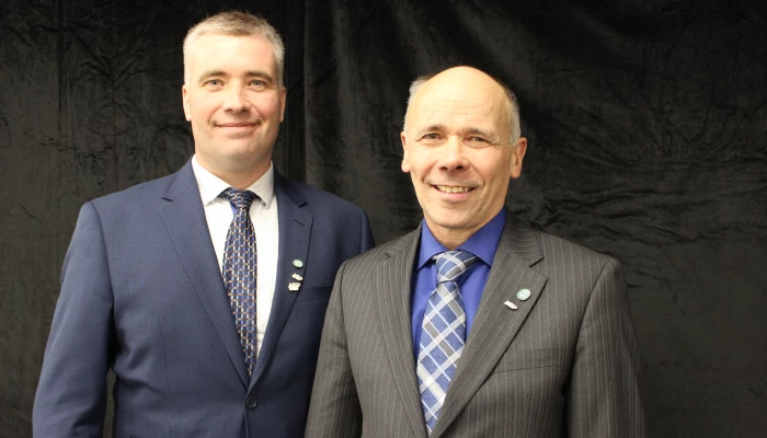 Jean-Nil Fournier et Laurent Proulx.