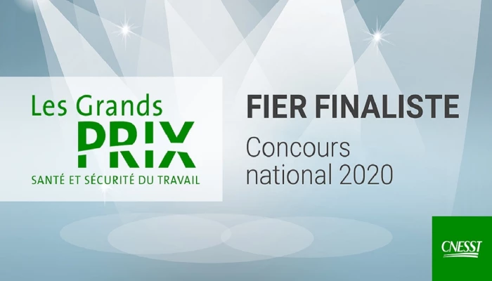 Logo des finalistes des Grands Prix CNESST.