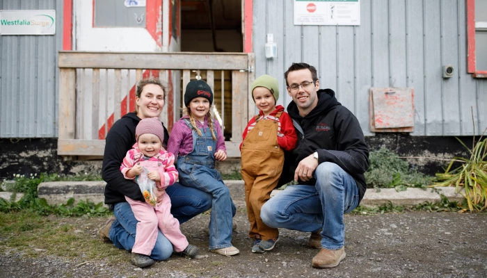 Mireille, Joël, Philippe, Rosalie et Alice