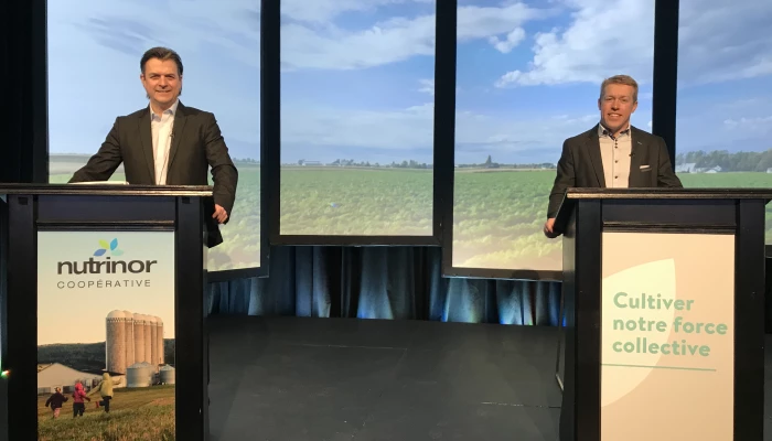 Yves Girard et Dominic Perron.