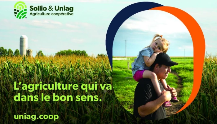 Image d'annonce pour la naissance de Sollio & Uniag Agriculture coopérative.