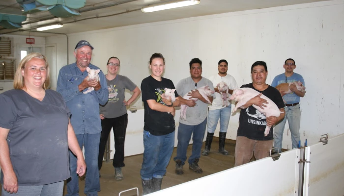 L'équipe de la ferme