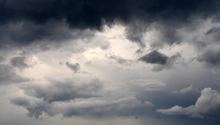 Ciel gris.