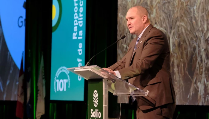 Pascal Houle, chef de la direction de Sollio Groupe Coopératif.