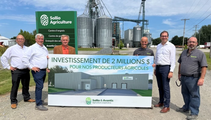 Les représentants d'Avantis Coopérative