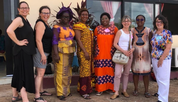 Groupe de femmes lors d'une mission de SOCODEVI