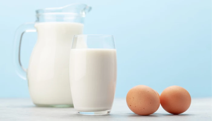 Du lait et des oeufs