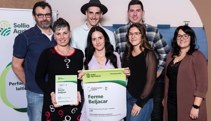 Ferme Beljacar d'Acton Vale avec 3.05 kg/jour