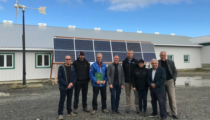 Inauguration de la bergerie propulsée aux énergies renouvelable