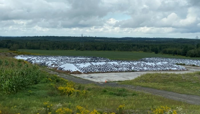 Meule d'ensilage