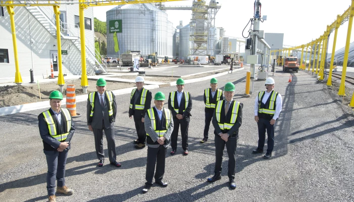 Inauguration du terminal maritime de Sollio Agriculture