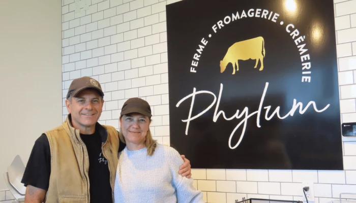 Patrick Soucy et Annie Claessens, de la Ferme Phylum