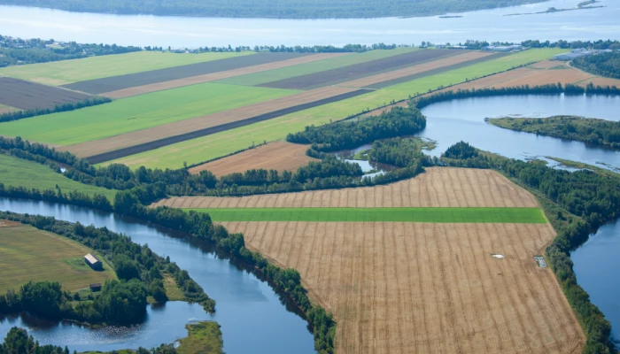 Zone riveraine en agriculture