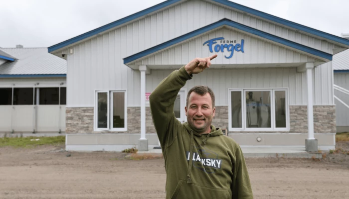Jérôme Lavoie de la Ferme Forgel