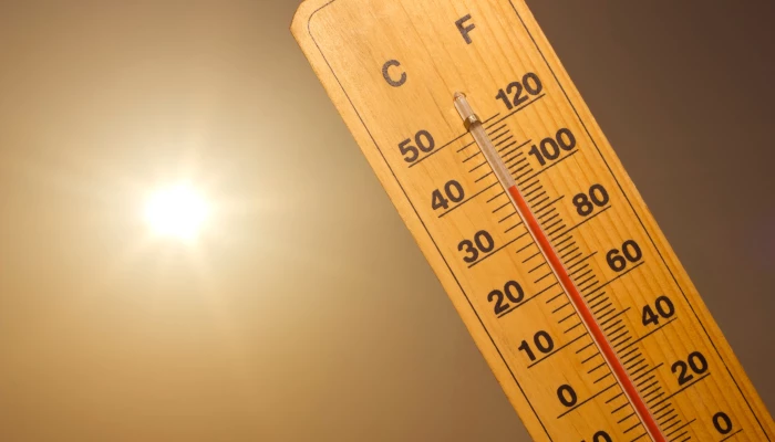 Un thermomètre et le Soleil