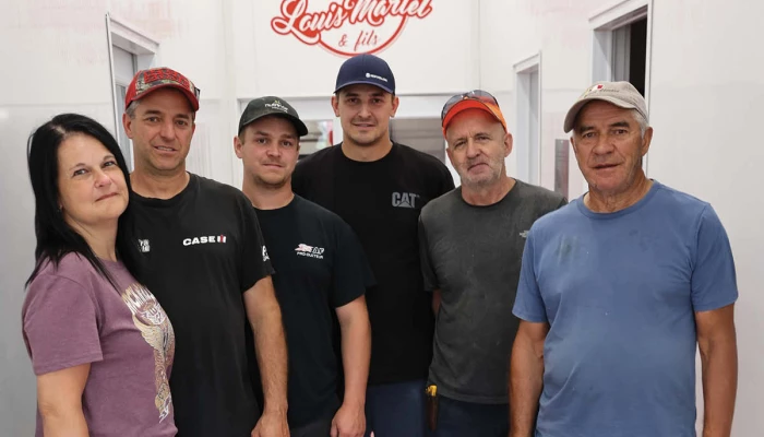 L'équipe de la Ferme Louis Martel