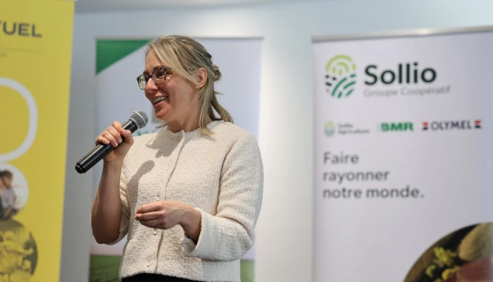 Ève Pontbriand-Sarao, agronome et conseillère produits numériques et innovation chez Sollio Agriculture