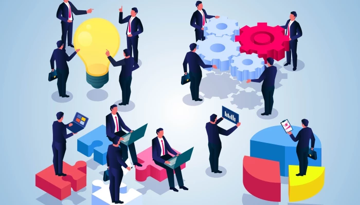 Une équipe partage ses connaissances