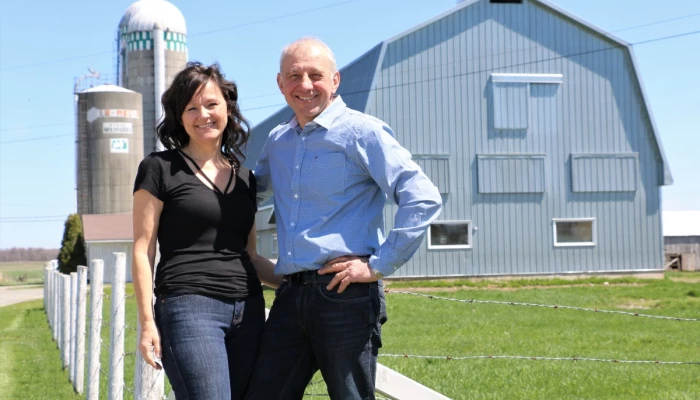 Hélène Tremblay et François Beaudry de la Ferme François Beaudry
