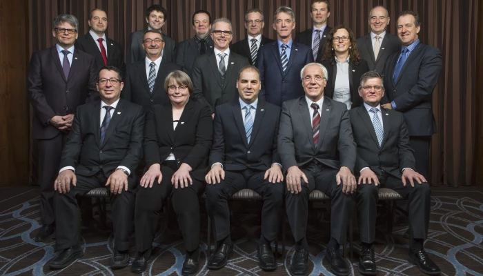 Photo des administrateurs de La Coop fédérée.