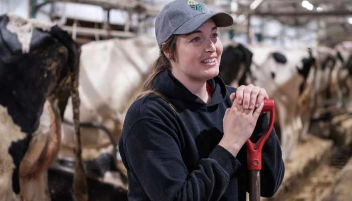 Sarah Genest de la Ferme Lait’xcellence inc.