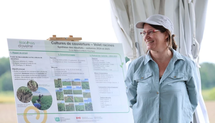 Émilie Maillard, chercheuse chez Agriculture et Agroalimentaire Canada (AAC)