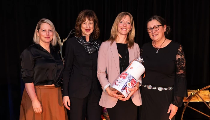 Marie-Pier G. Vincent lors du Gala des agricultrices du Québec 2026