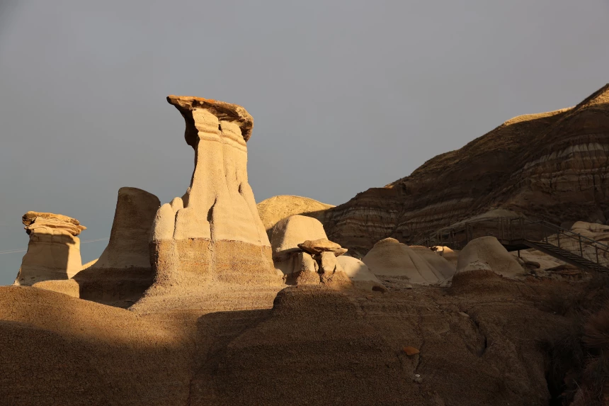 La région des Badlands en Alberta