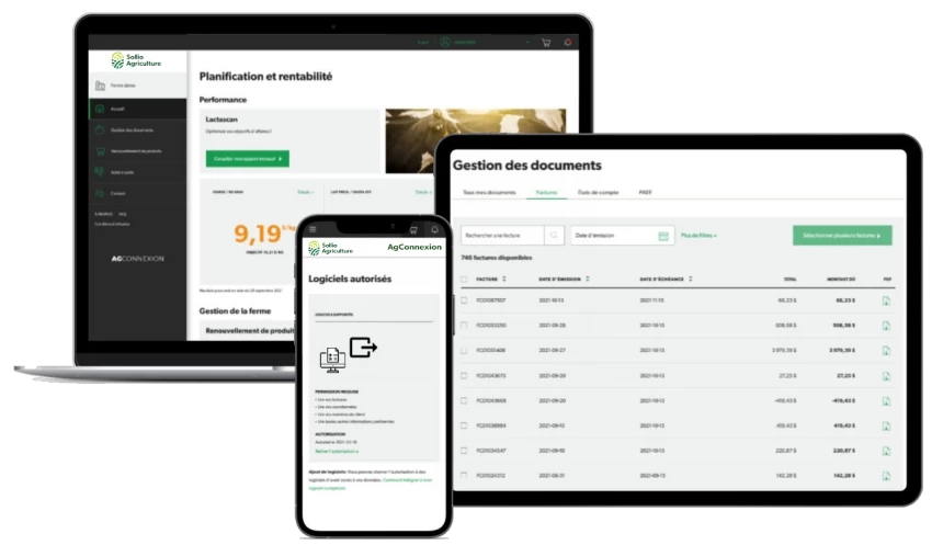 Transfert des données de vos factures sur la plateforme AgConnexion.