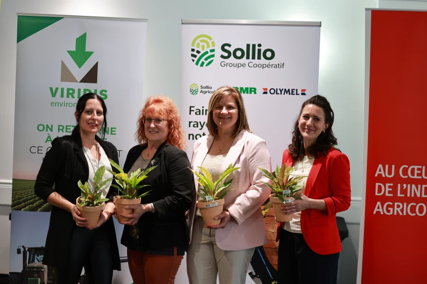 Annie Robert, Maggie Gagnon, Johanne Malouin et Suzanne Ostiguy